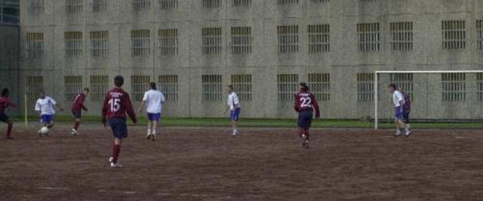 Fußballspiel in der JVA Wuppertal Vohwinkel