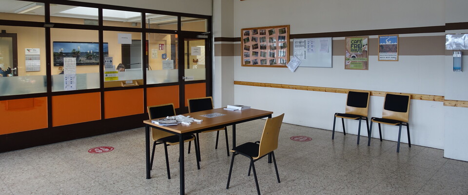 Warteraum für Besucher