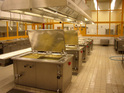 Küchengeräte in Betrieb